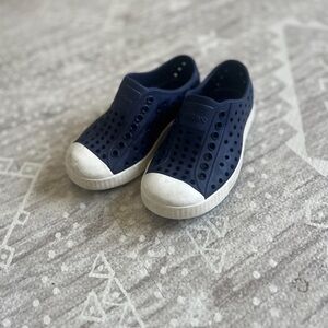 Native Kids Navy Slip-On Water Shoes